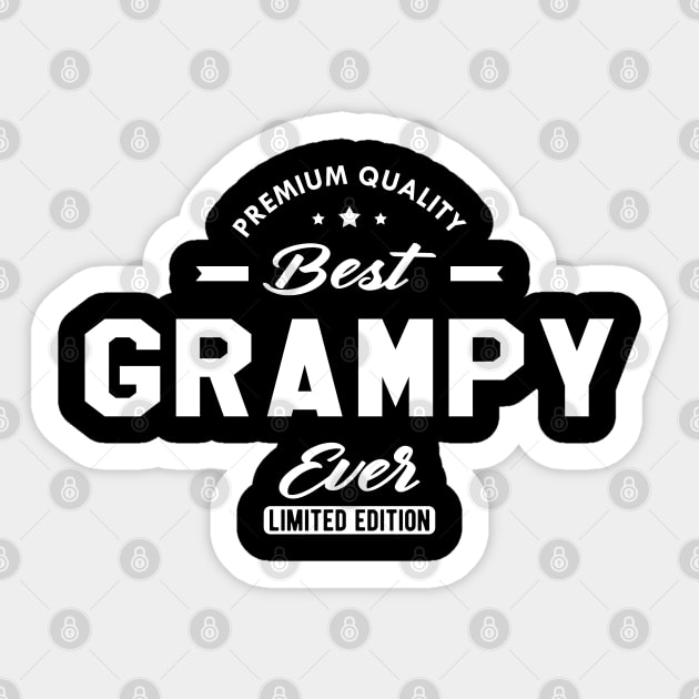 Grampy - Best Grampy ever Sticker by KC Happy Shop